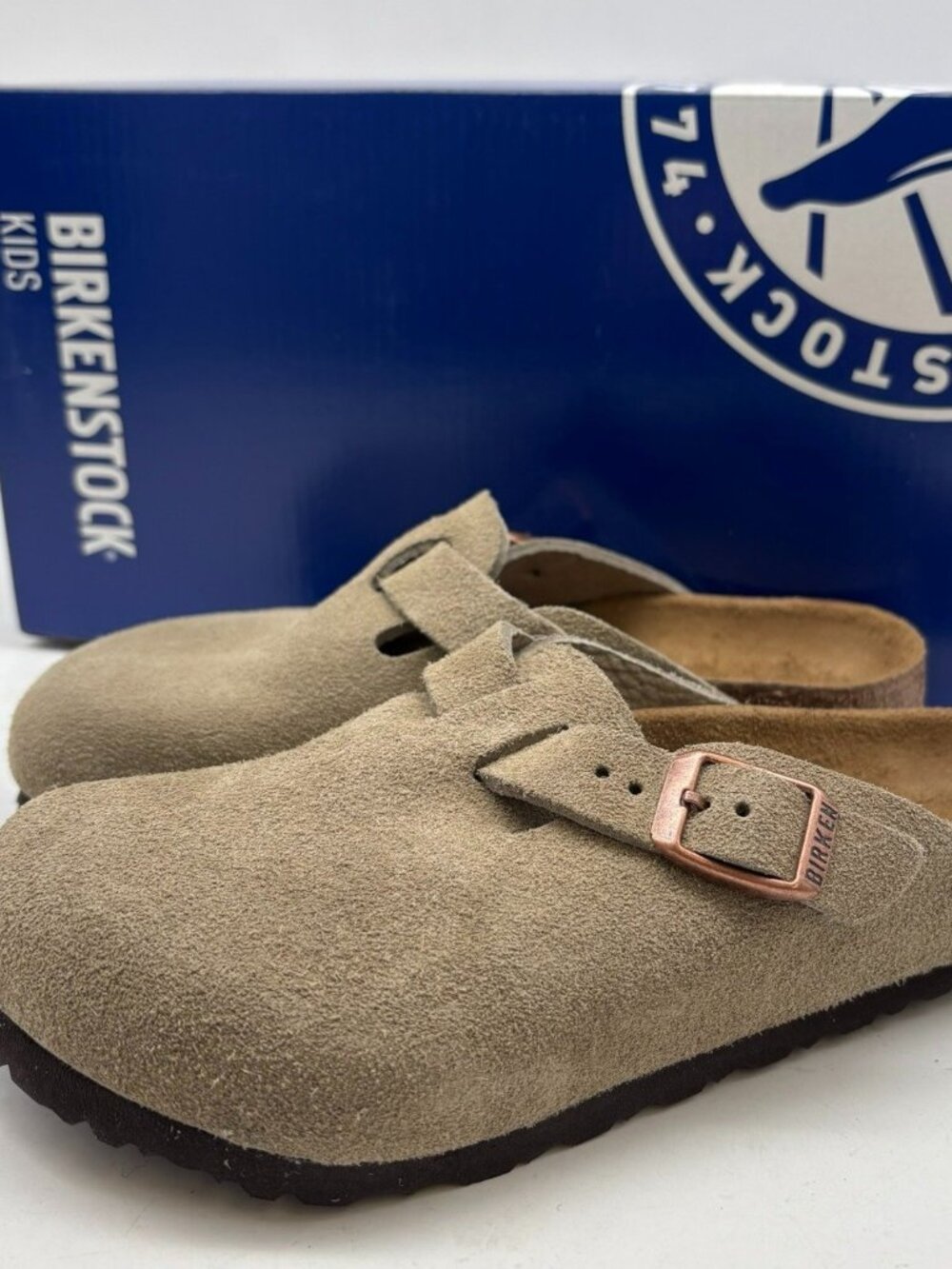 Birkenstock Boston Soft Footbed Suede Clogs